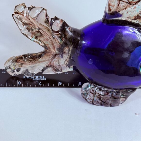 Murano Retro 70s Glass Fish Sculpture Multicolored Figurine Artistic Decor VTG - Picture 9 of 14